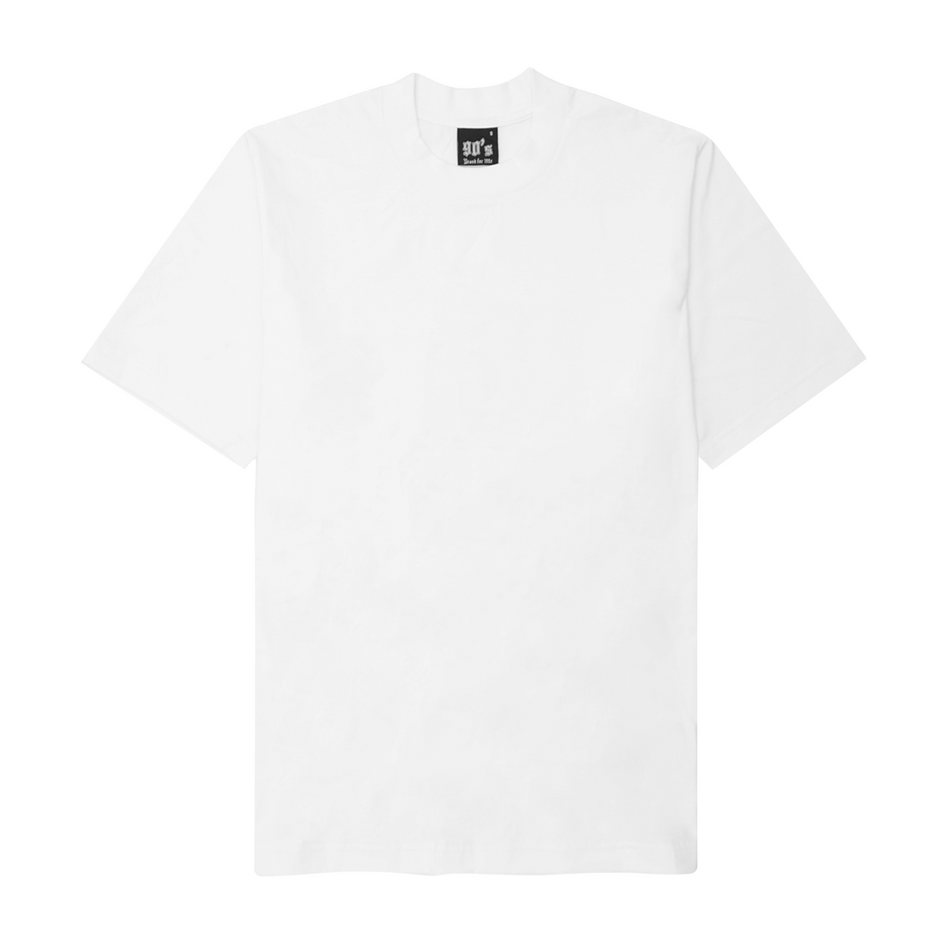 90'S BIG TEE IN WHITE
